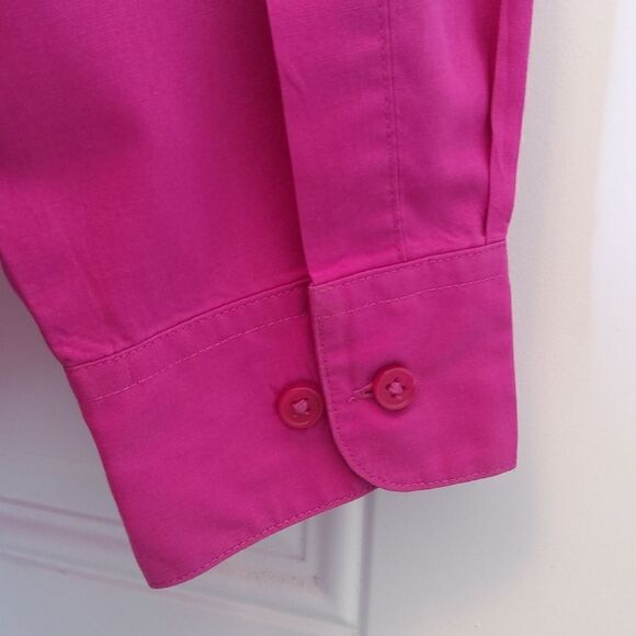 Get Lucky fuchsia western shirt with rhinestones and embroidered details - Picture 8 of 13